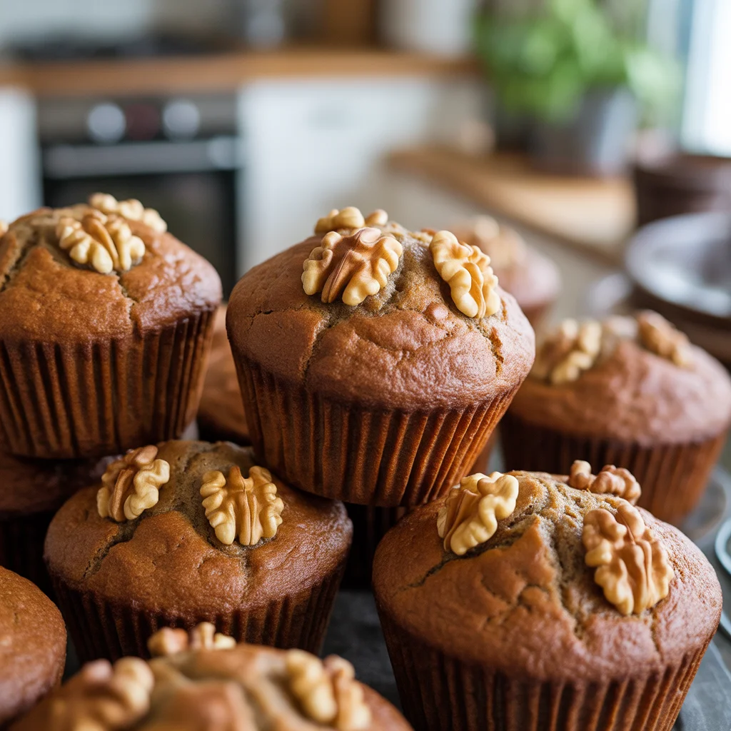 sourdough banana muffins