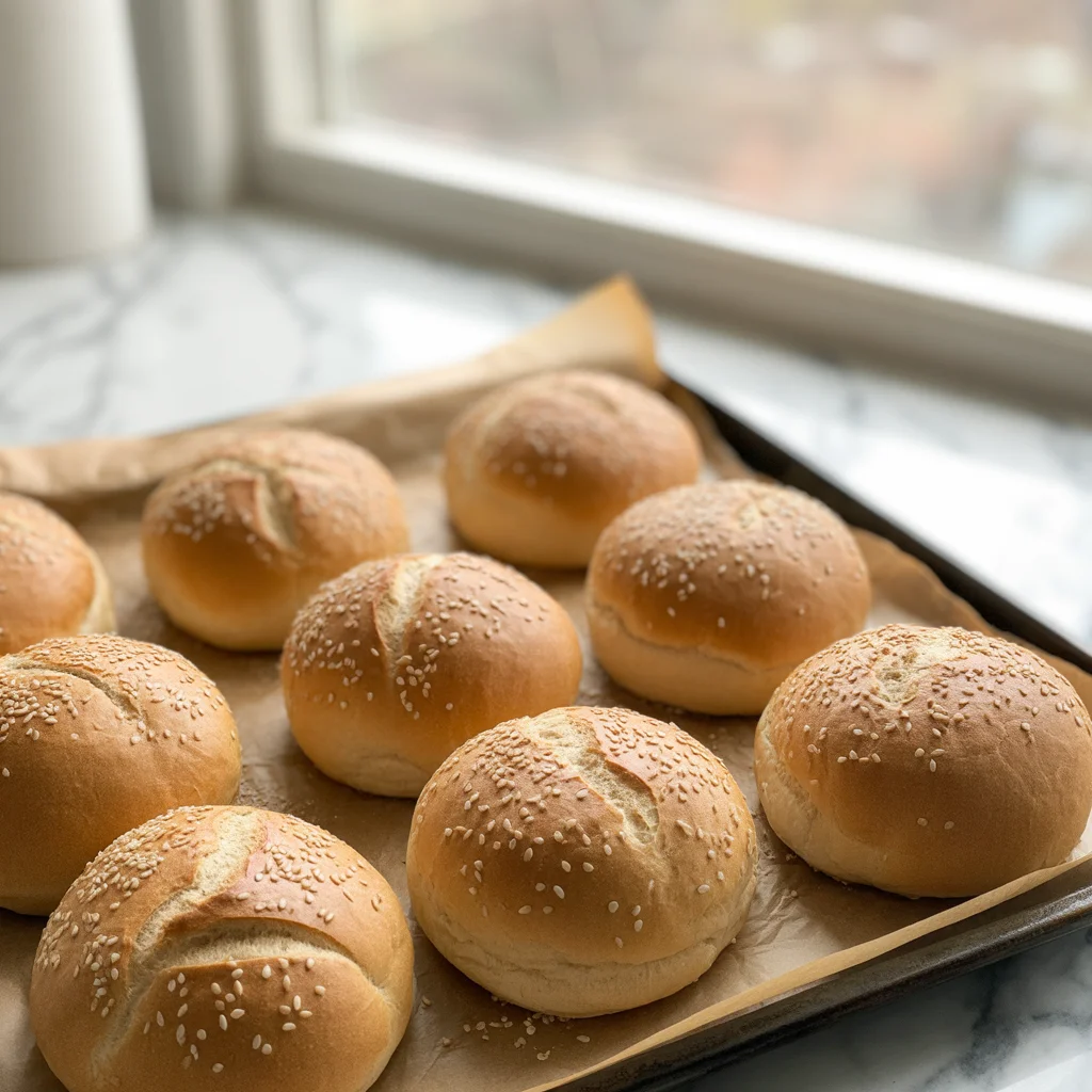 Sourdough Hamburger Buns