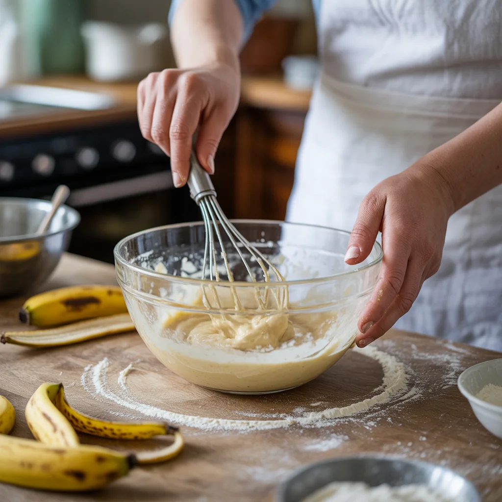 sourdough banana muffins