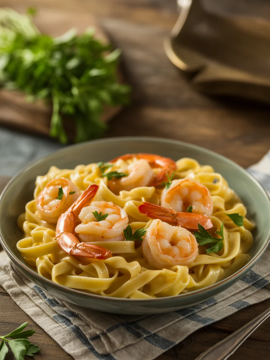 Creamy Shrimp Scampi
