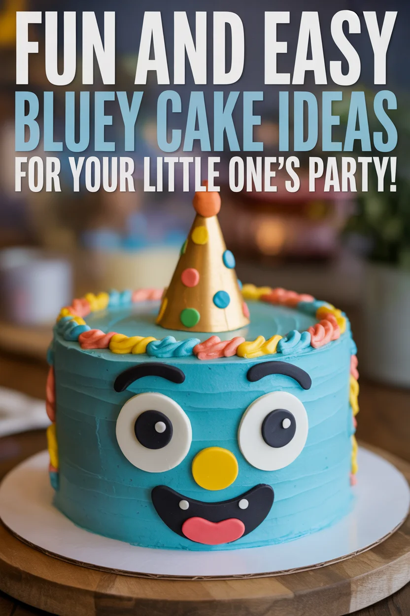 Fun and Easy Bluey Cake Ideas for Your Little One's Party!
