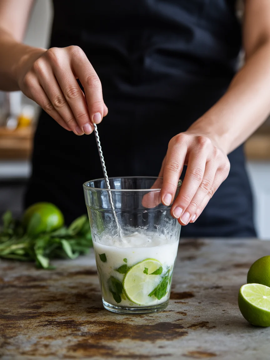 Deliciously Creamy Coconut Milk Mojito for Refreshing Sips