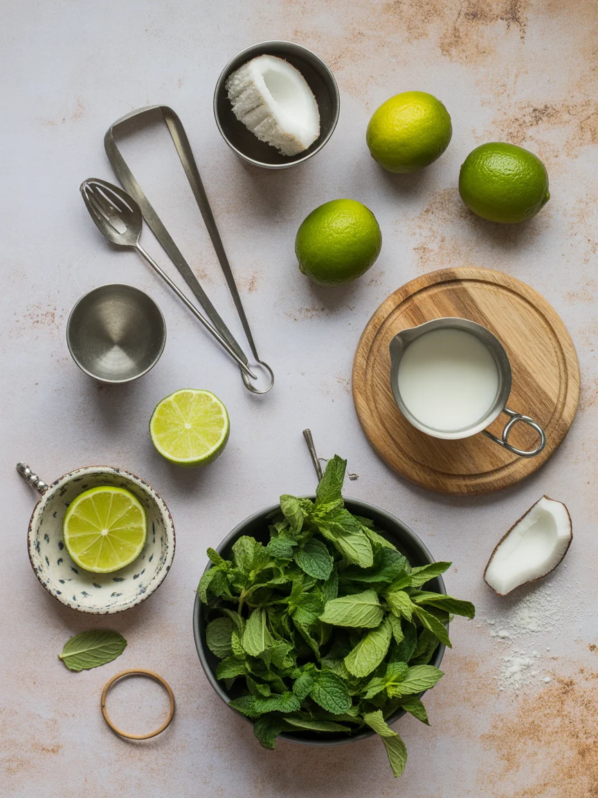 Deliciously Creamy Coconut Milk Mojito for Refreshing Sips
