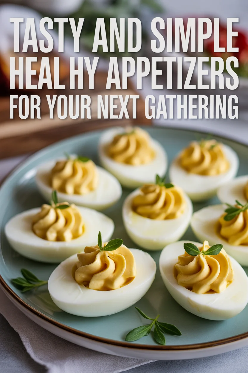 Tasty and Simple Healthy Appetizers for Your Next Gathering