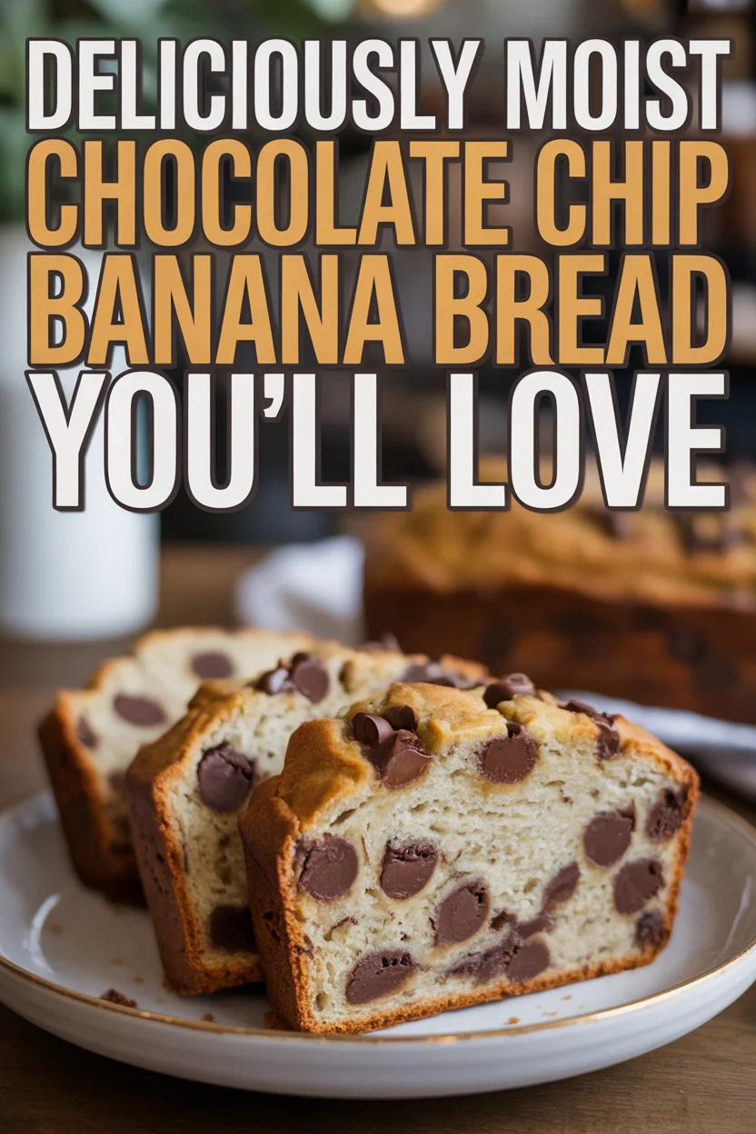 Deliciously Moist Chocolate Chip Banana Bread You’ll Love