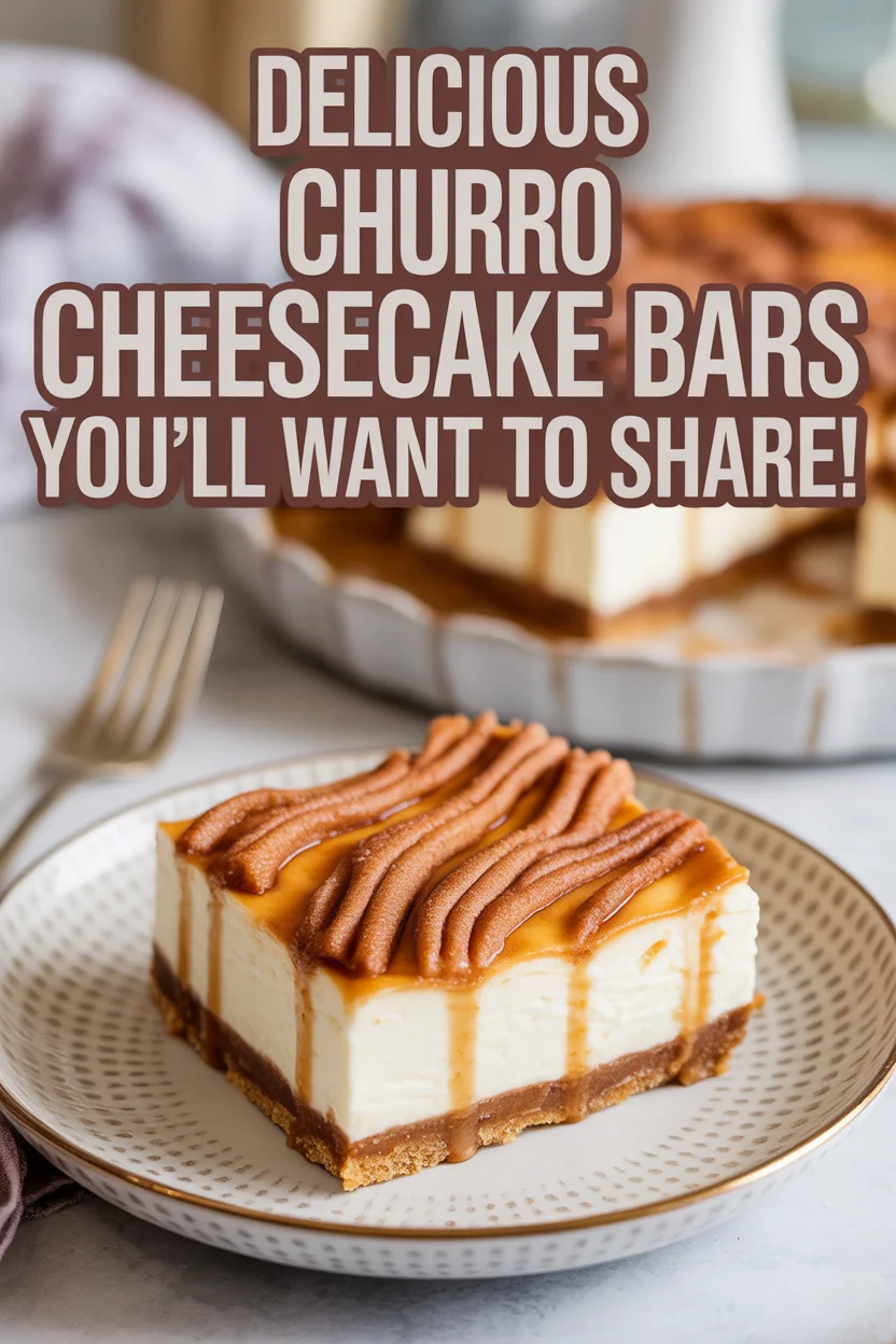 Delicious Churro Cheesecake Bars You’ll Want to Share!