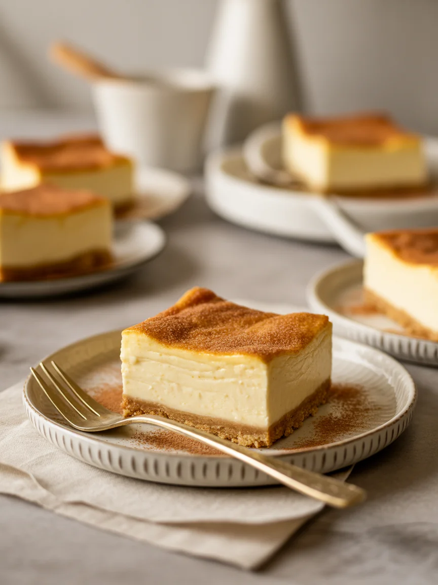 Churro Cheesecake Bars
