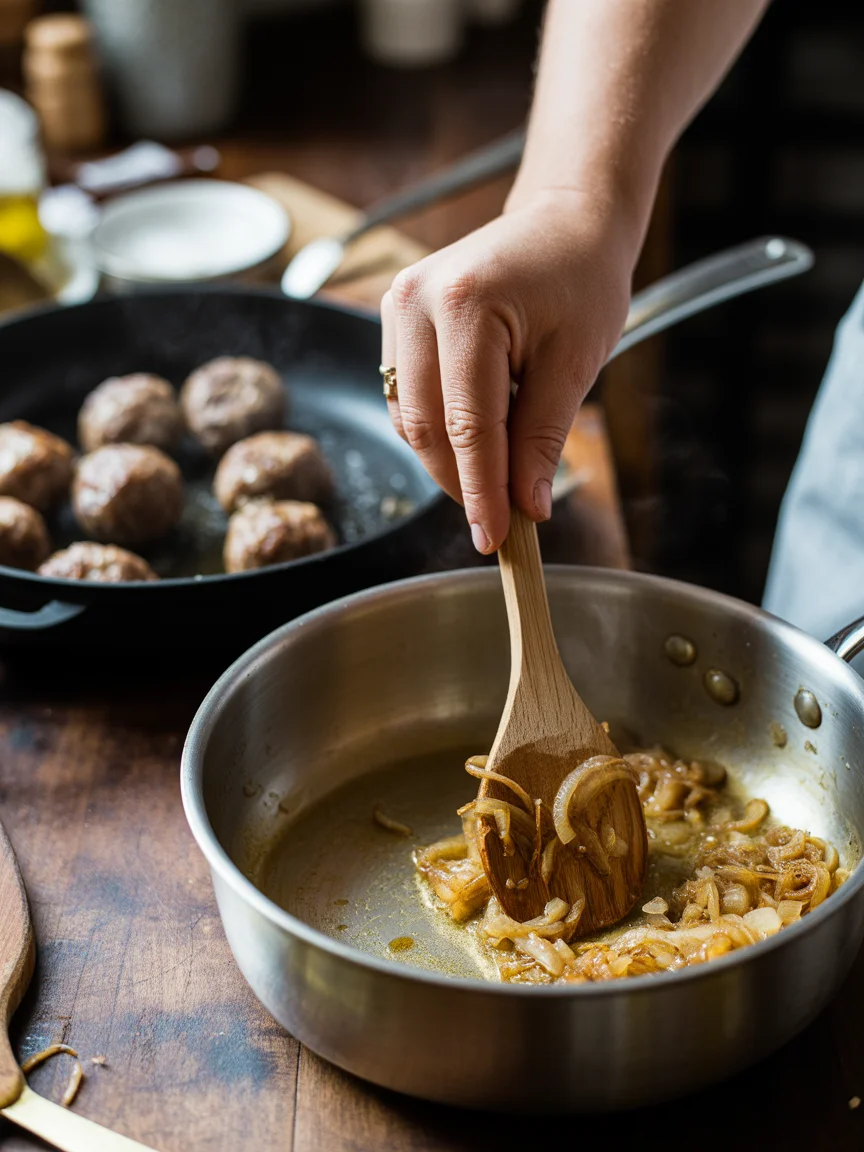 Savory Cheesy French Onion Meatballs That Steal the Show