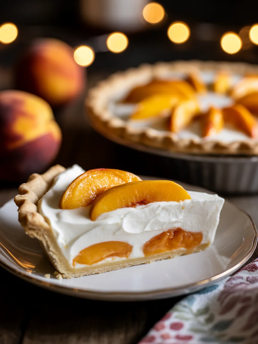 Deliciously Creamy Peaches and Cream Pie for Every Summer Day