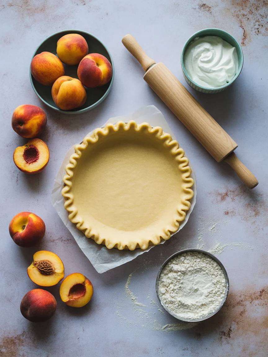Peaches and Cream Pie