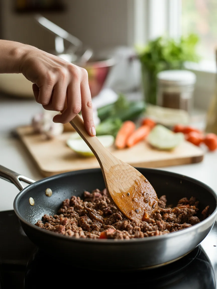 Ground Beef And Broccoli