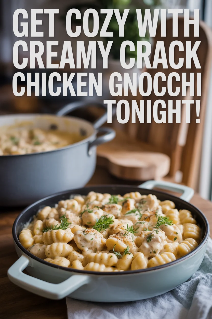 Creamy Crack Chicken Gnocchi