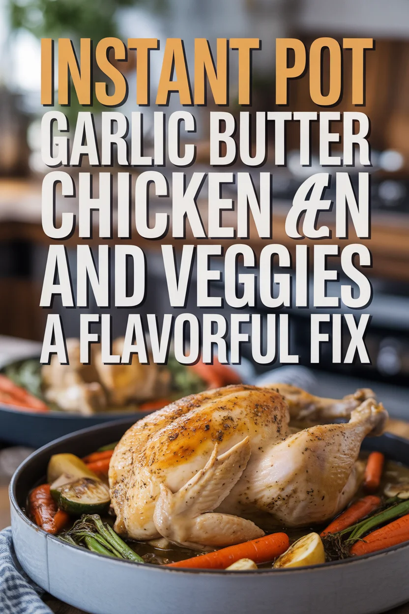 Instant Pot Garlic Butter Chicken and Veggies - A Flavorful Fix