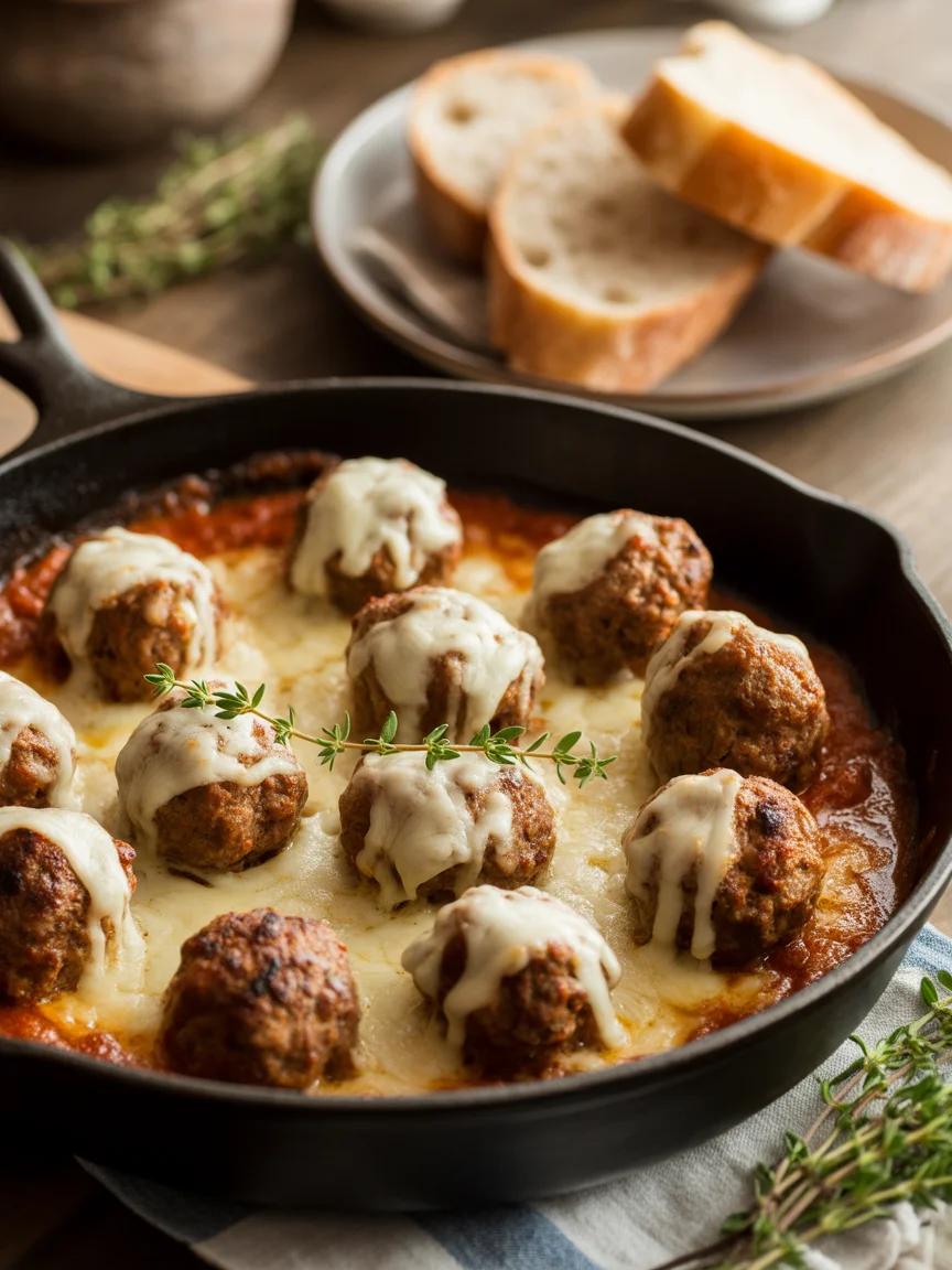 Savor the Flavor: Cheesy French Onion Meatballs Delight