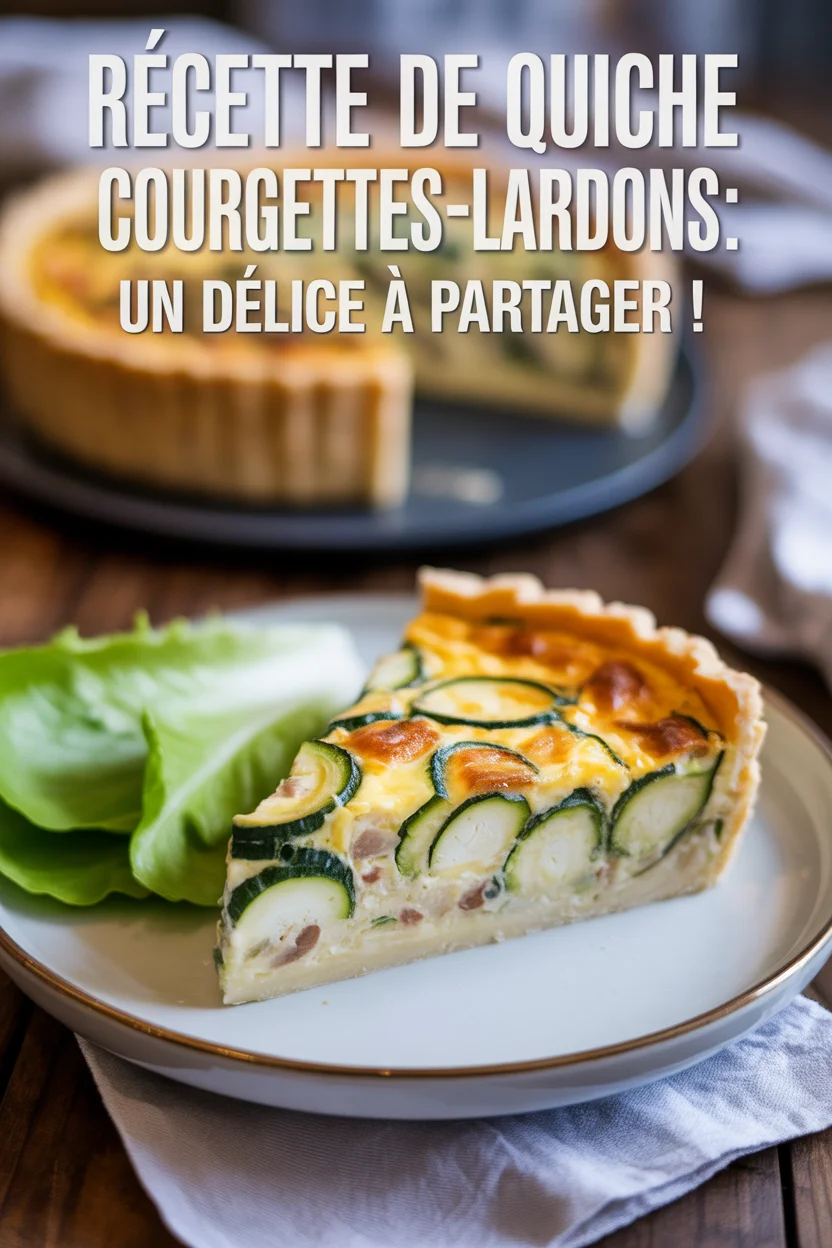 Recette de Quiche courgettes-lardons : un délice à partager !