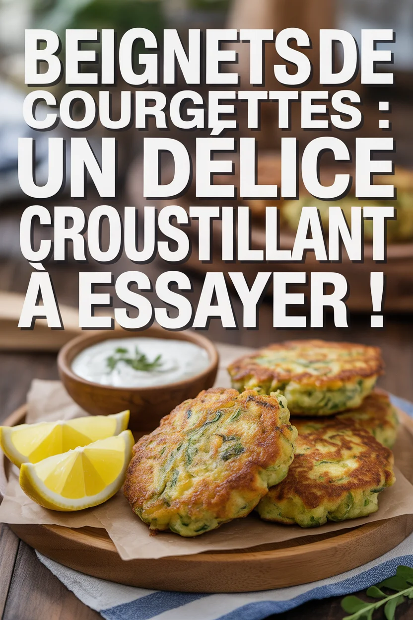 Beignets de courgettes : un délice croustillant à essayer !