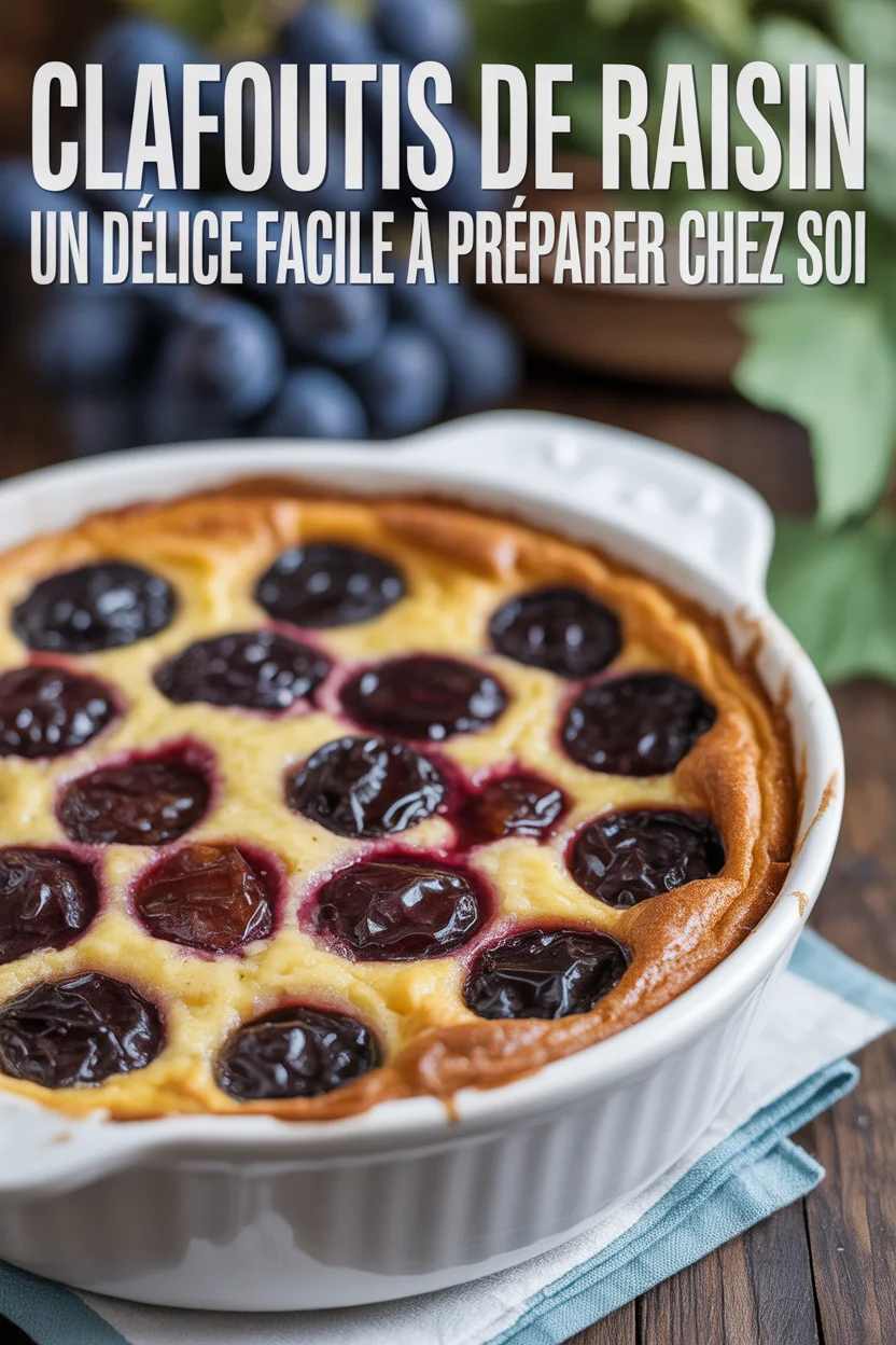 Clafoutis de raisin