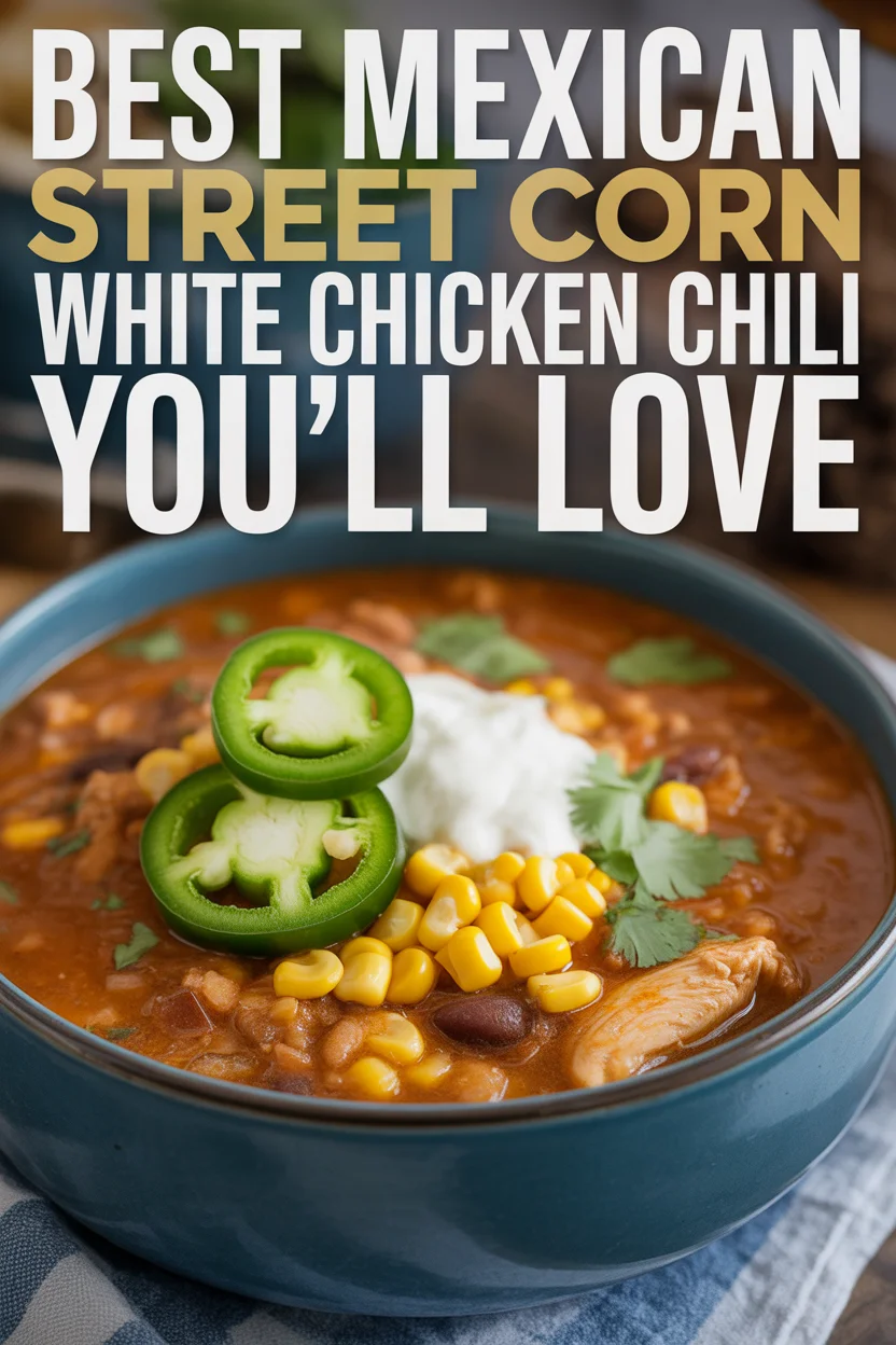 Mexican Street Corn White Chicken Chili