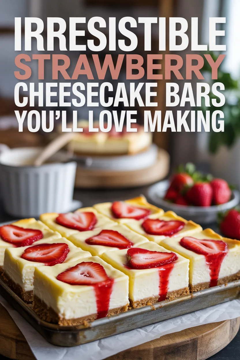 Strawberry Cheesecake Bars