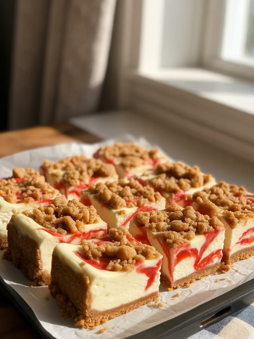 Irresistible Strawberry Cheesecake Bars You’ll Love Making