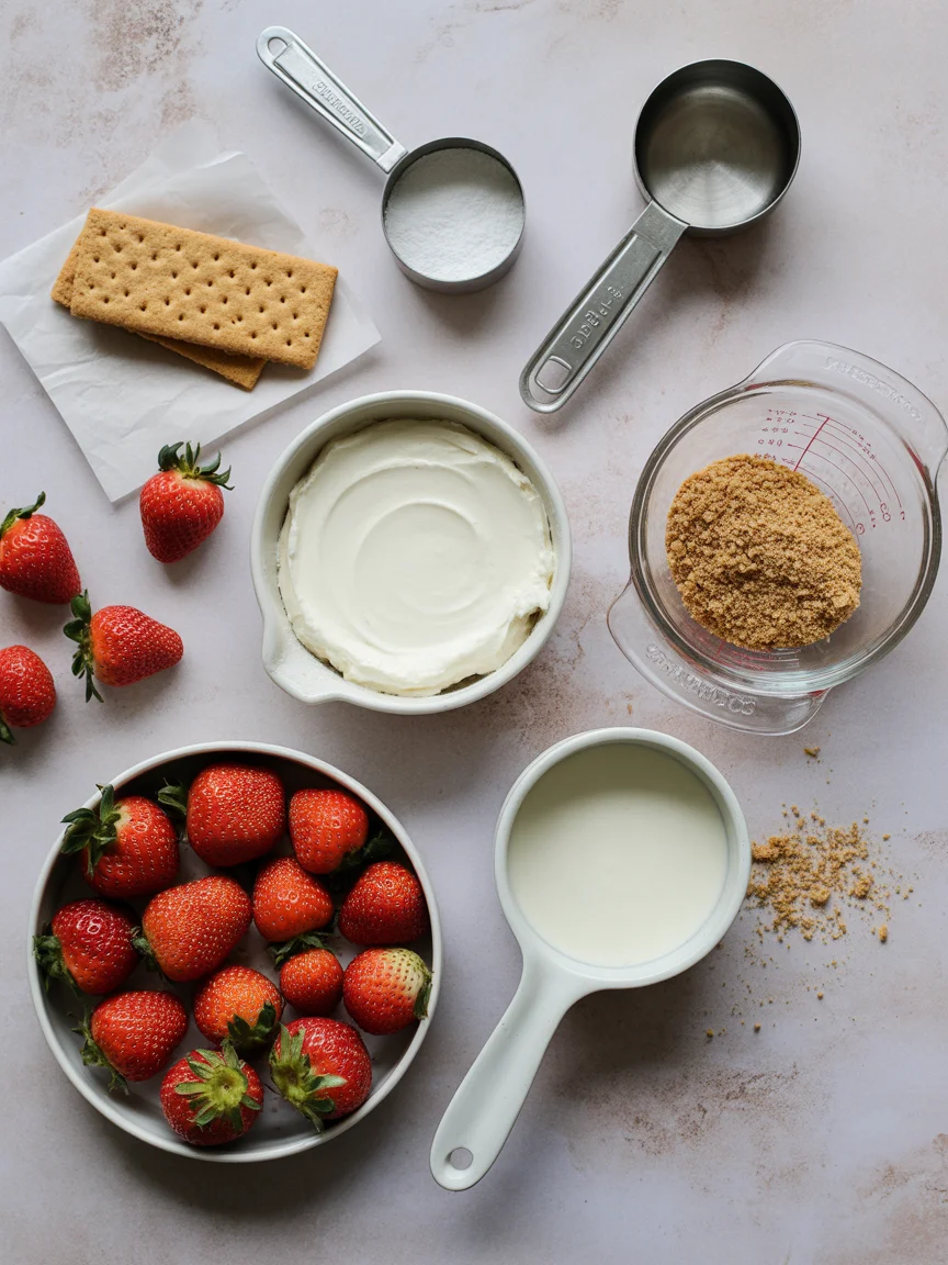 Mini Strawberry Cheesecake Cups