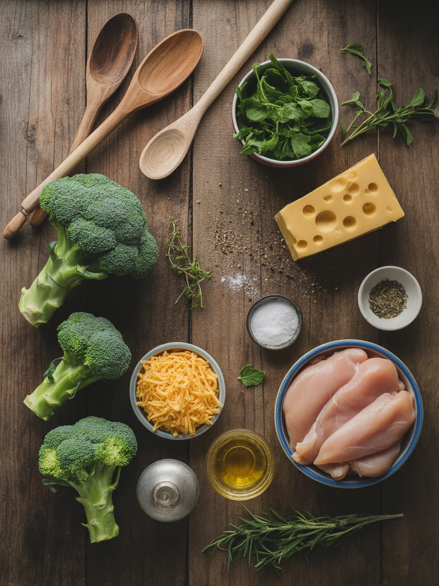 Crockpot Creamy Broccoli Cheddar Chicken