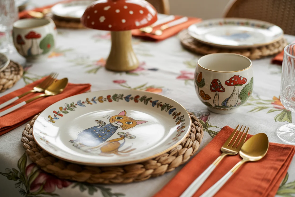 Hosting table decor for kitchens
