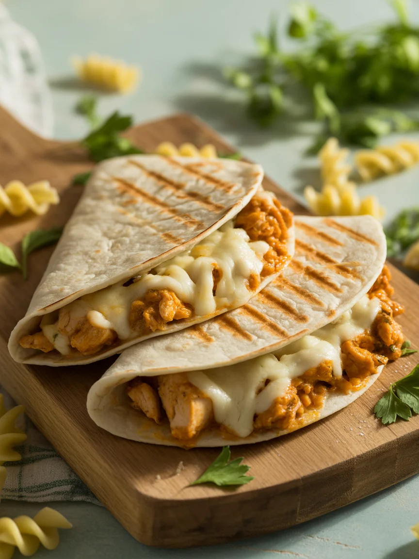 Delicious Cheesy Garlic Chicken Wraps You'll Love Making!