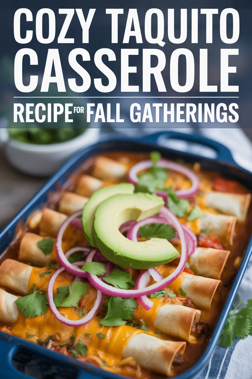 taquito casserole recipe for fall gatherings
