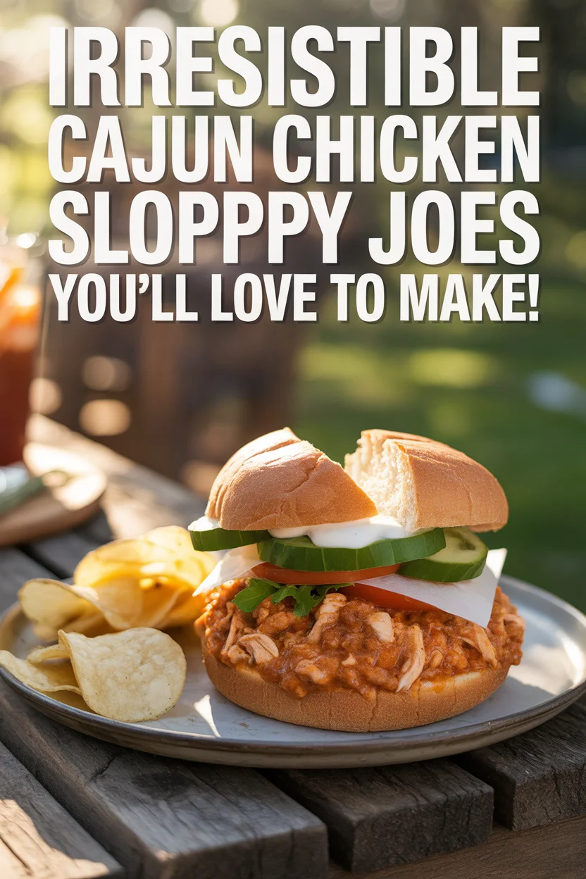 cajun chicken sloppy joes