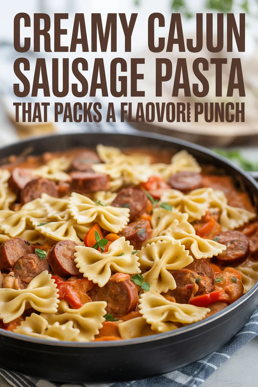 cajun sausage pasta