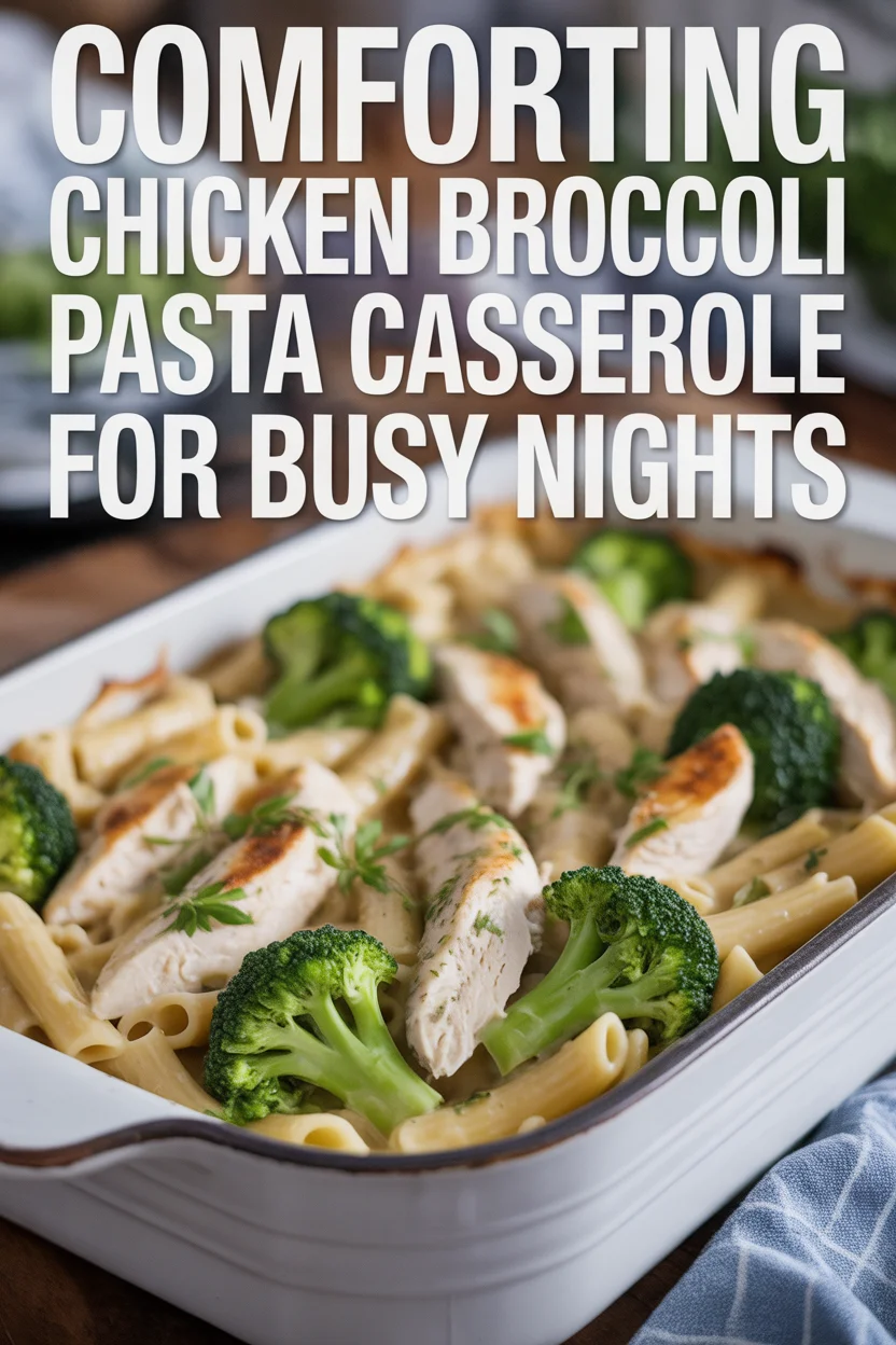 chicken broccoli pasta casserole