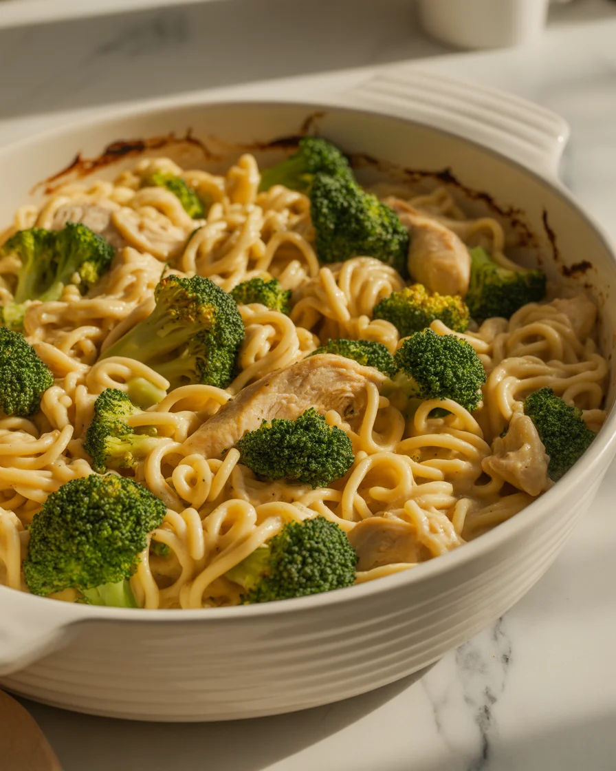 Comforting Chicken Broccoli Pasta Casserole for Busy Nights
