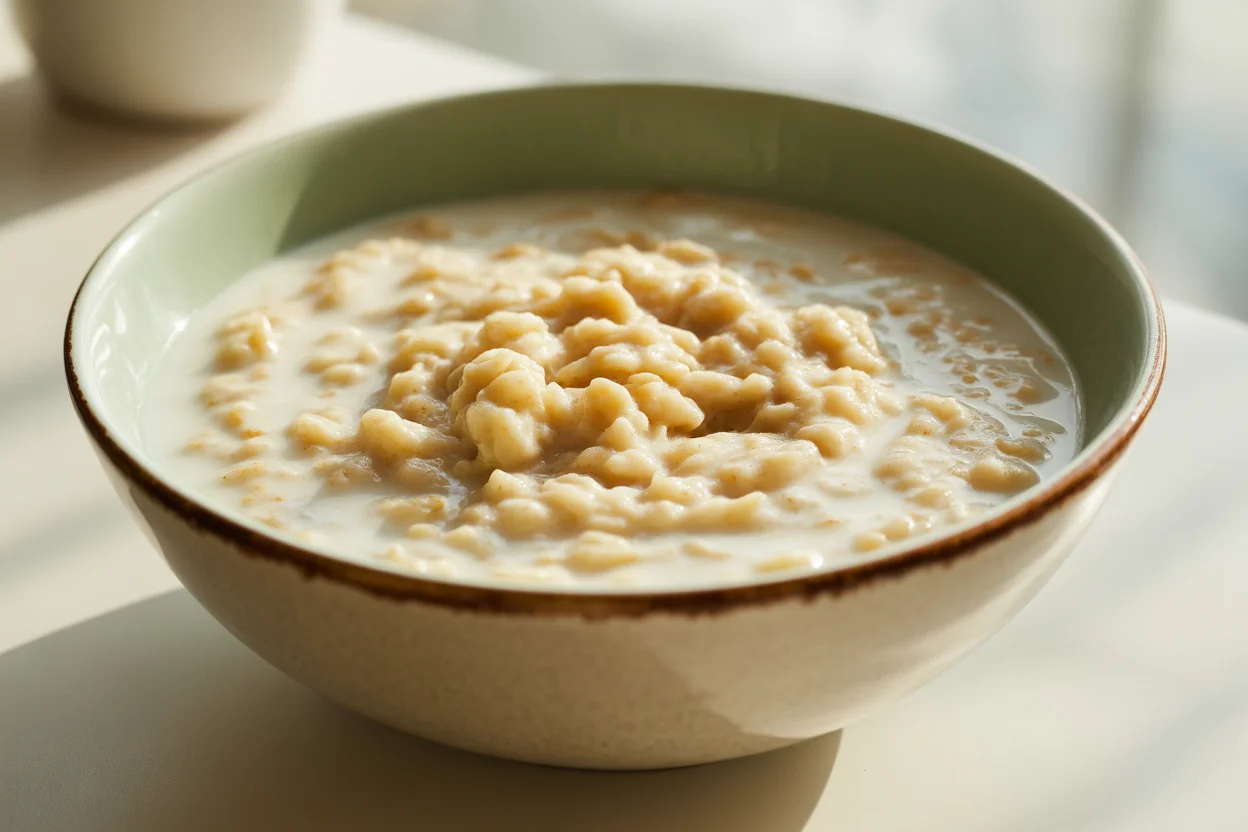 Overnight Oats with Flaxseeds and Cinnamon