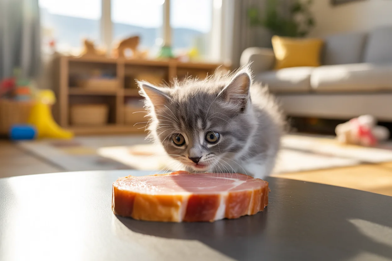 can cats eat ham