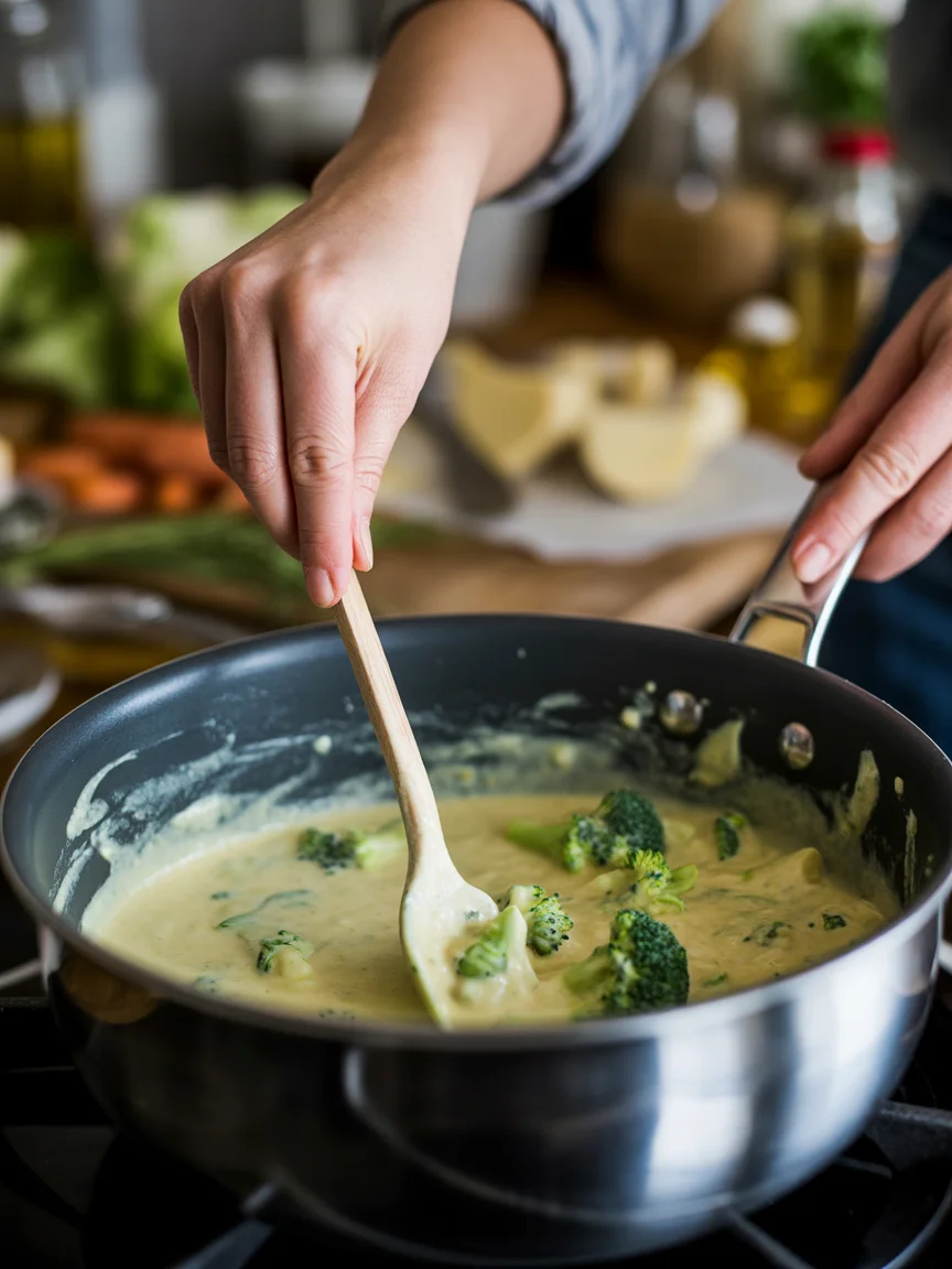 Crockpot Creamy Broccoli Cheddar Chicken