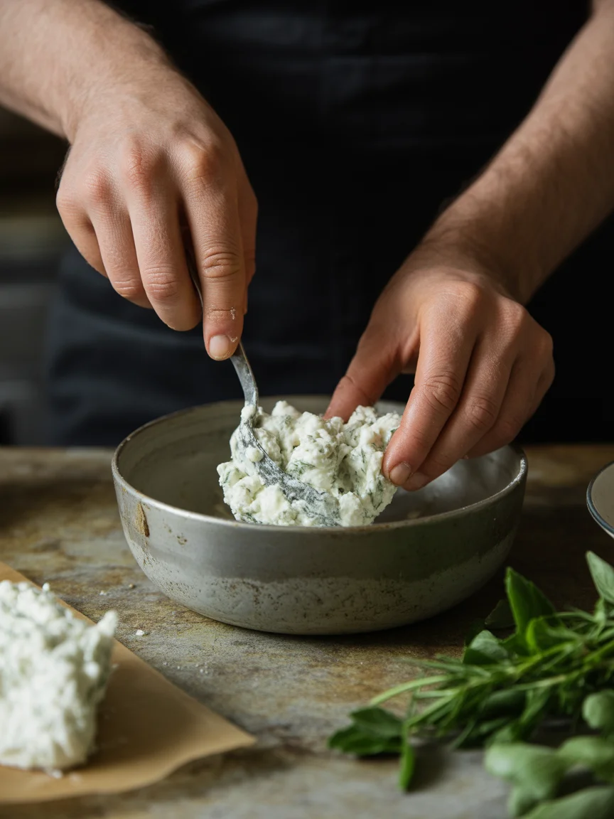 Herby Ricotta Stuffed Peppers