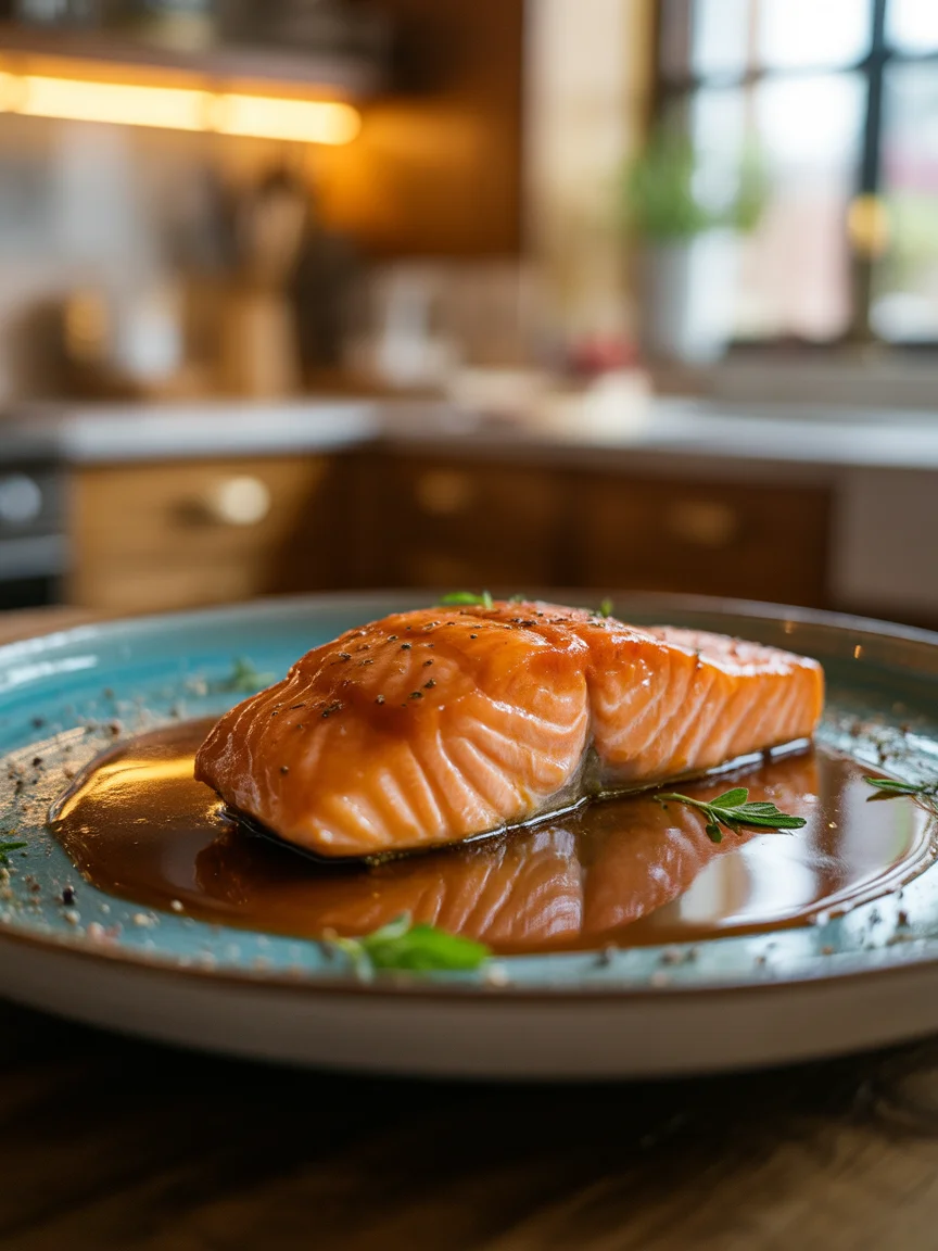 Honey Garlic Glazed Salmon