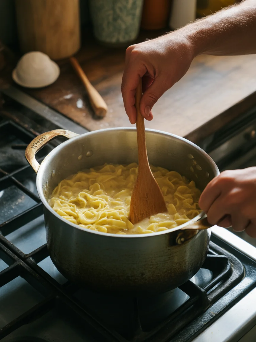 Chicken Noodles with Butter