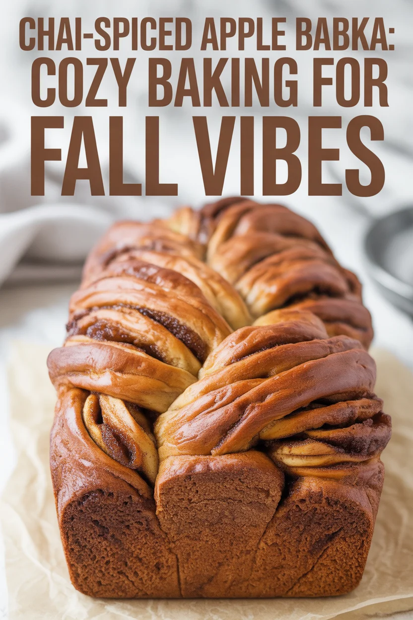 Chai-Spiced Apple Babka: Cozy Baking for Fall Vibes