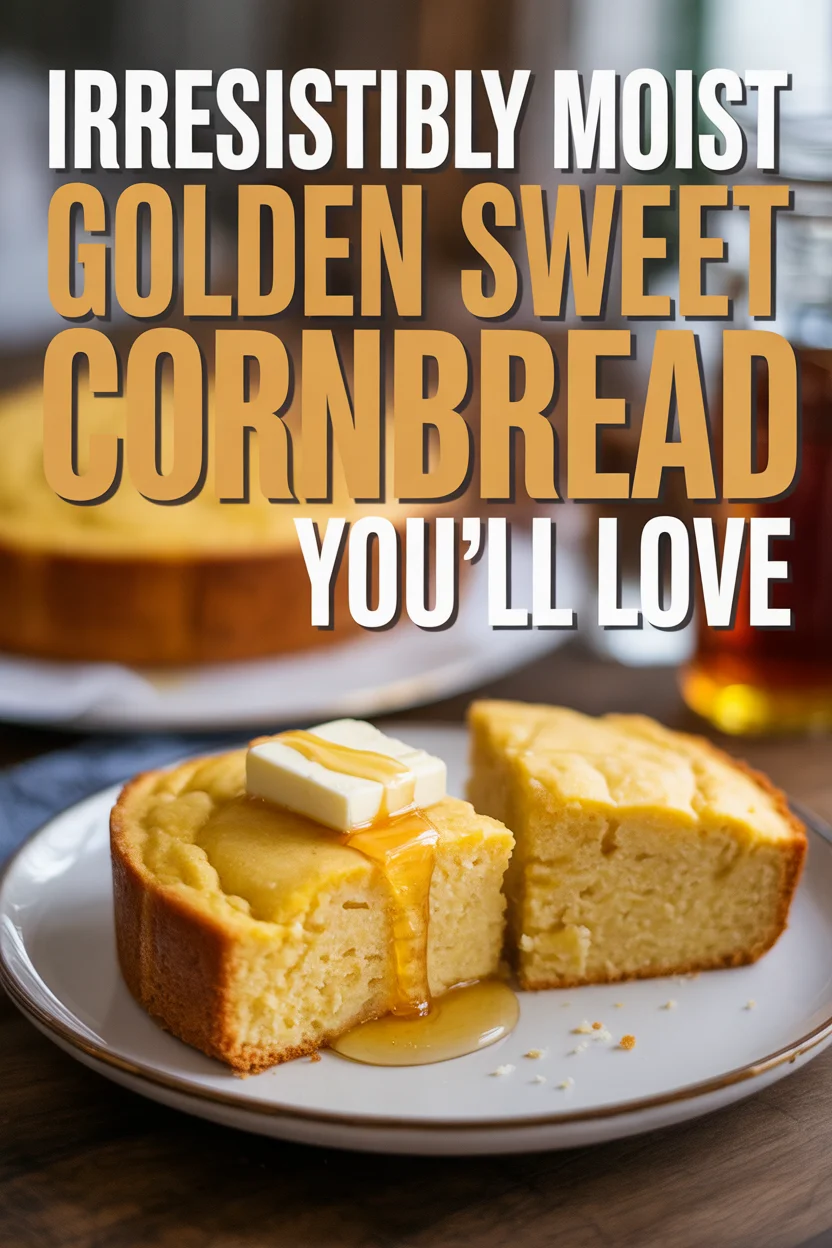Irresistibly Moist Golden Sweet Cornbread You’ll Love