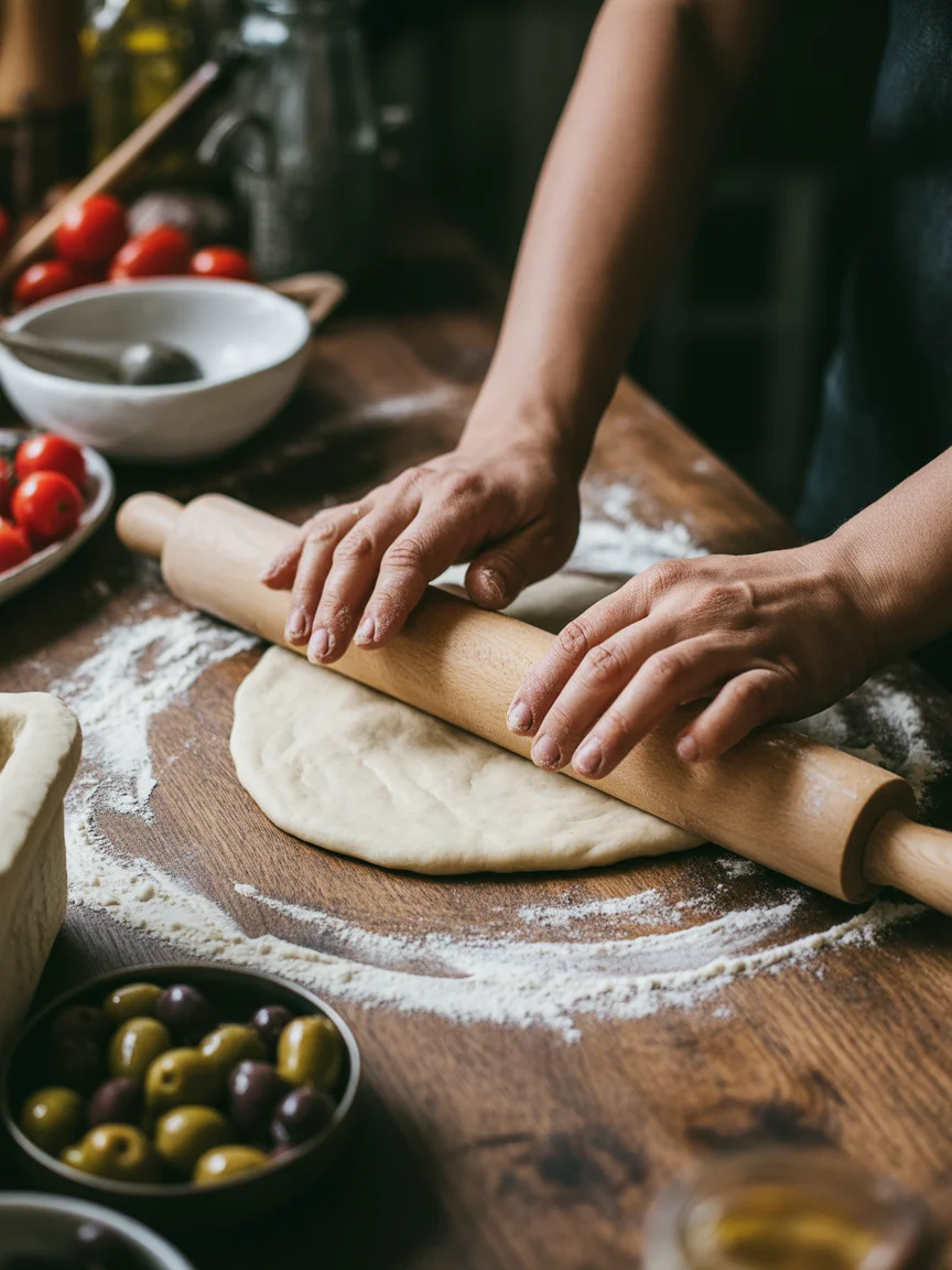 Savor the Simplicity of Homemade Mediterranean Flatbread