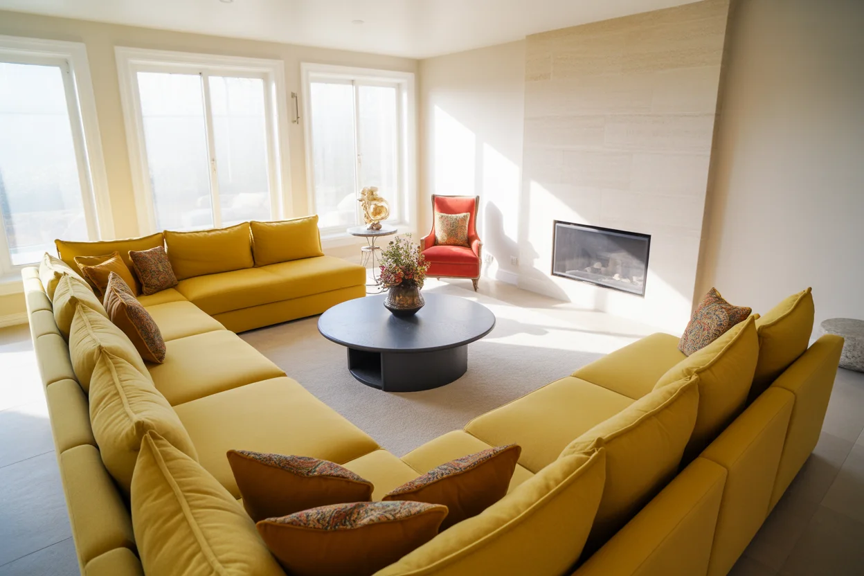 Curved Furniture Living Room Trend: Embrace Comfort and Style