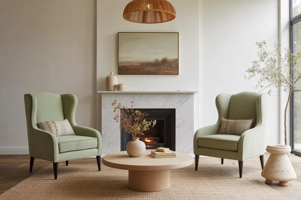 sage green living room ideas