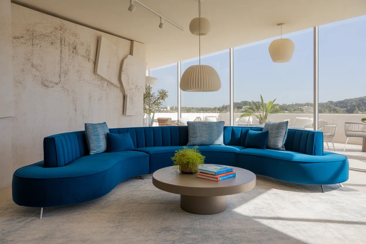 layered lighting living room design