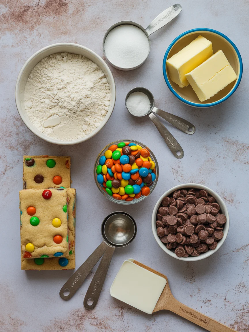 Monster Cookie Bars