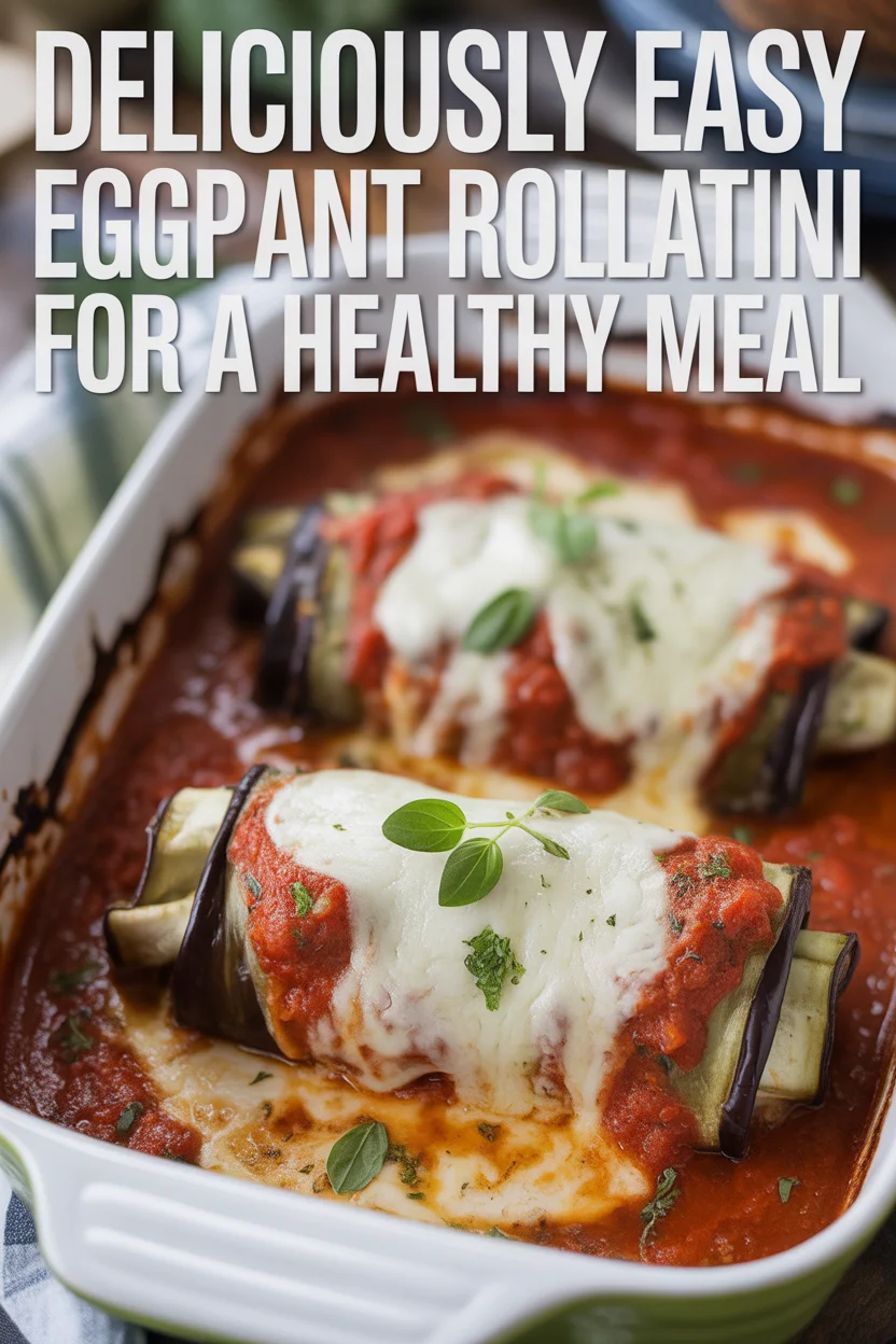 Eggplant Rollatini Healthy Meal