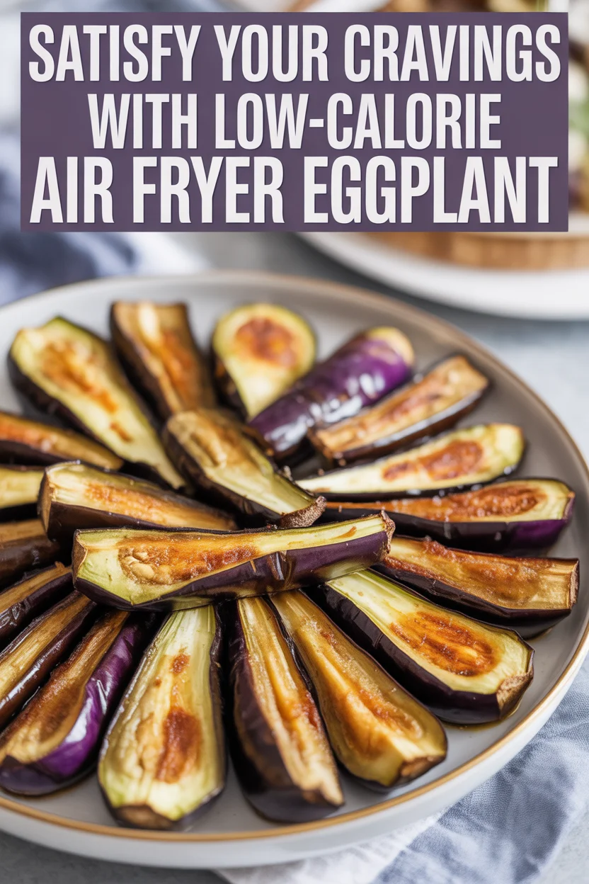 Satisfy Your Cravings with Low-Calorie Air Fryer Eggplant