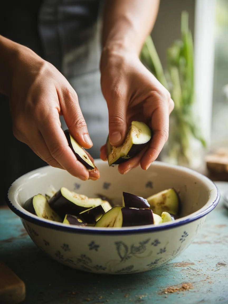 Low-Calorie Air Fryer Eggplant