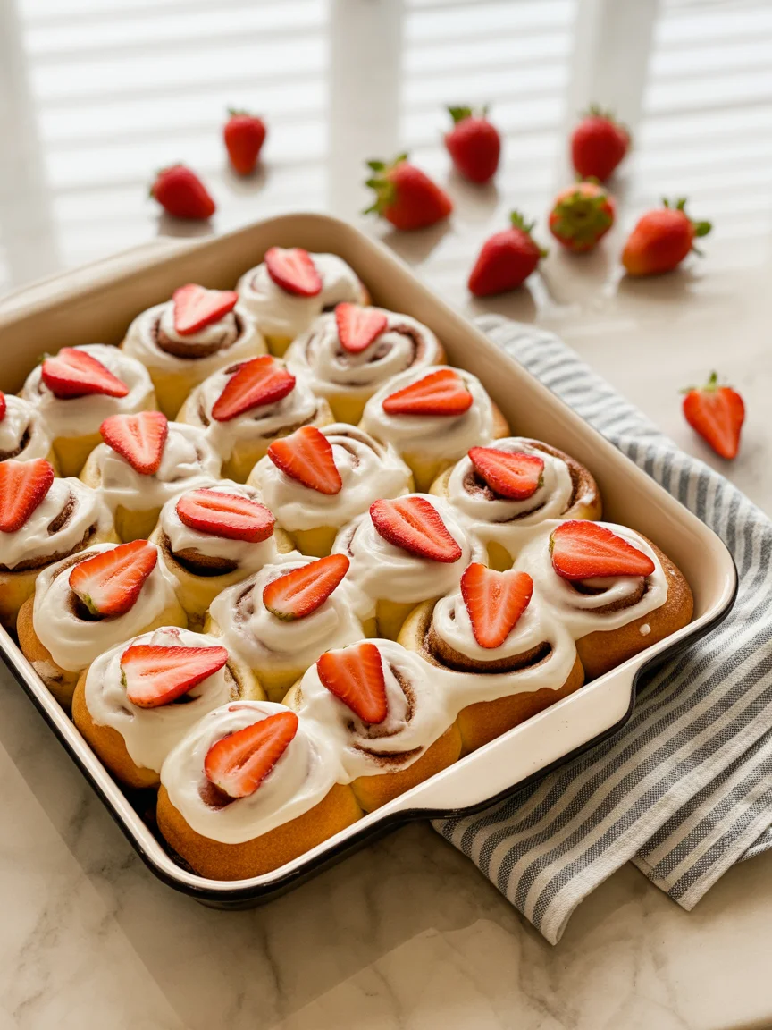 Delicious Strawberry Cheesecake Cinnabon Rolls You'll Love